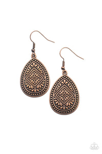 mayan-mecca-copper-earrings-paparazzi-accessories