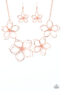 flower-garden-fashionista-copper-necklace-paparazzi-accessories