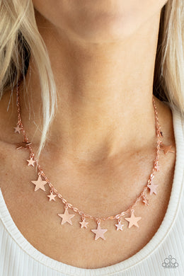 Starry Shindig - Copper Necklace - Paparazzi Accessories
