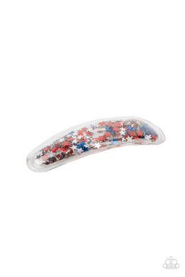 Oh, My Stars and Stripes - Multi Hair Clip - Paparazzi Accessories