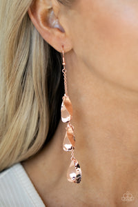 Arrival CHIME - Copper Earrings - Paparazzi Accessories