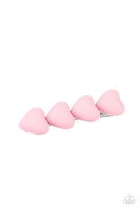heart-to-please-pink-hair clip-paparazzi-accessories
