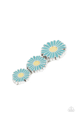 Posy Perfection - Blue Hair Clip - Paparazzi Accessories