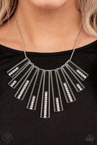 FAN-tastically Deco - Black Necklace - Paparazzi Accessories