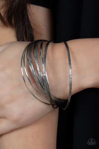 Suddenly Synced - Silver Bracelet - Paparazzi Accessories
