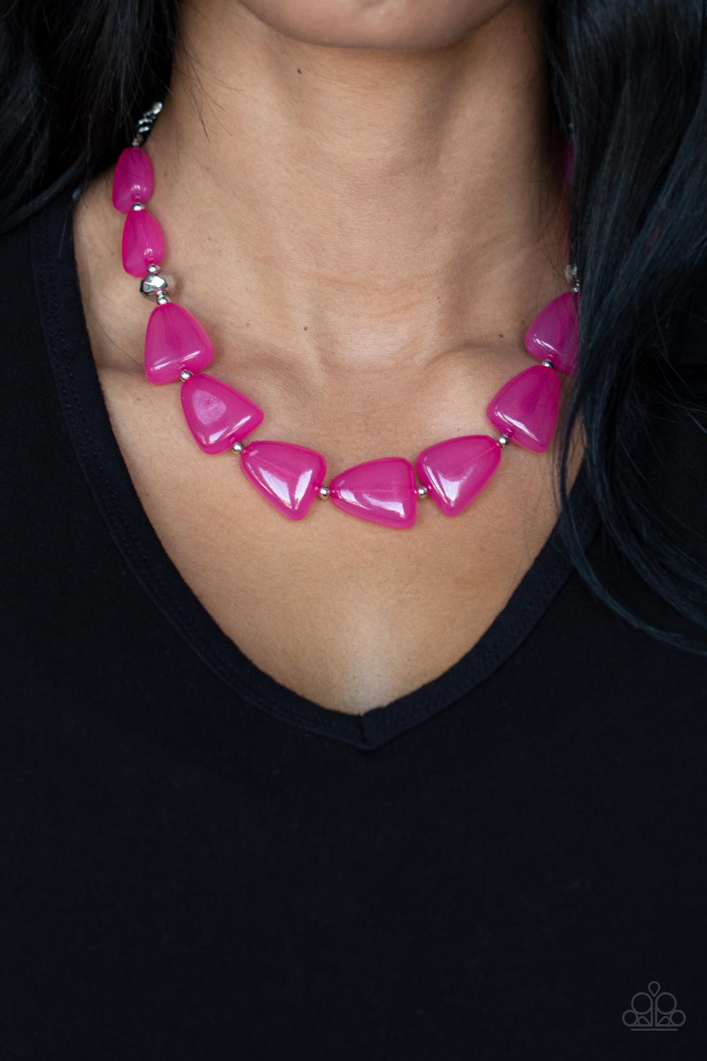 Tenaciously Tangy - Pink Necklace - Paparazzi Accessories