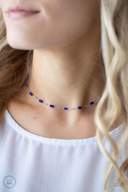 Urban Expo - Blue Necklace - Paparazzi Accessories