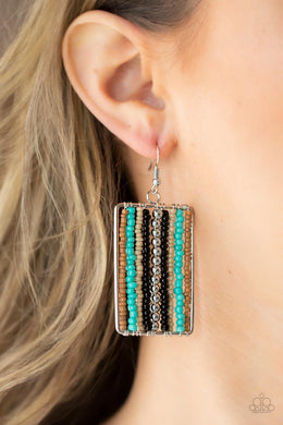Beadwork Wonder - Black Earrings - Paparazzi Accessories