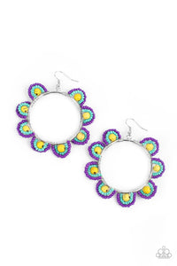 groovy-gardens-yellow-earrings-paparazzi-accessories