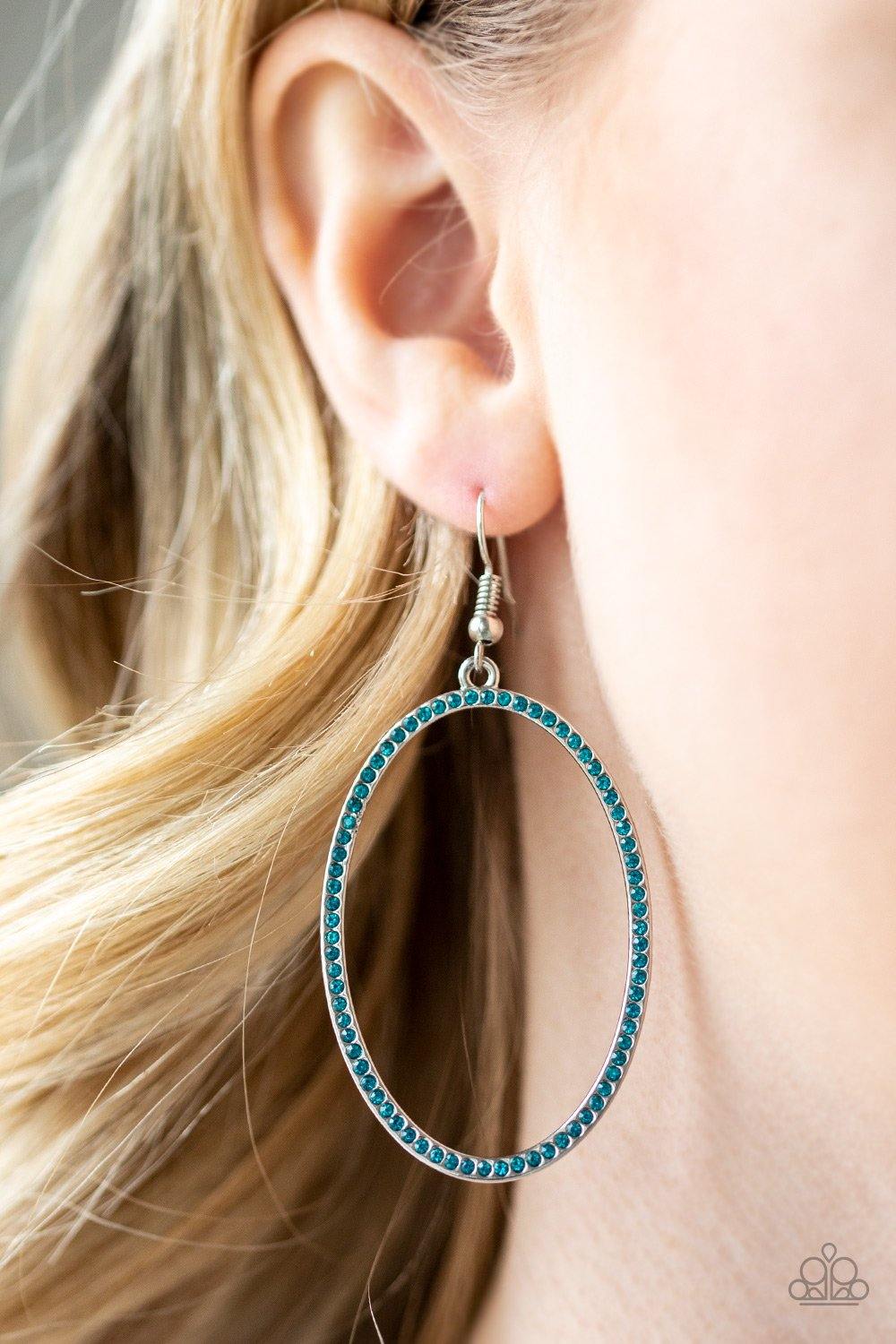 Dazzle On Demand - Blue Earrings - Paparazzi Accessories - Sassysblingandthings