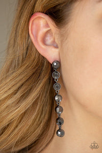 Dazzling Debonair - Black Earrings - Paparazzi Accessories - Sassysblingandthings
