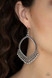 Heirloom Harmony - Silver Earrings - Paparazzi Accessories - Sassysblingandthings