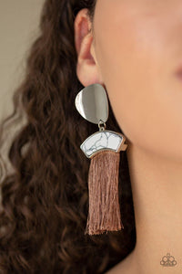 Insta Inca - Brown Earrings - Paparazzi Accessories - Sassysblingandthings