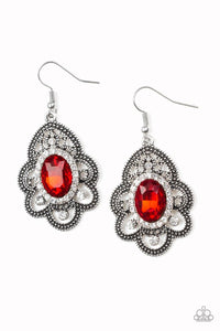 Reign Supreme - Red Earrings - Paparazzi Accessories - Sassysblingandthings