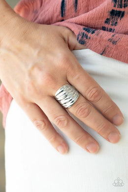 Easily Swayed - Silver Ring - Paparazzi Accessories