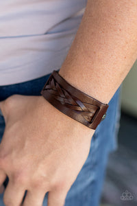 Practical Pioneer - Brown Bracelet - Paparazzi Accessories