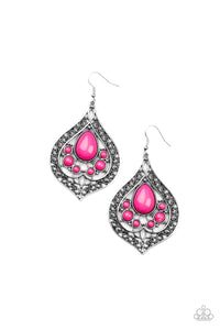 new-delhi-nouveau-pink-earrings-paparazzi-accessories
