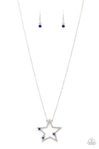 i-pledge-allegiance-to-the-sparkle-blue-necklace-paparazzi-accessories