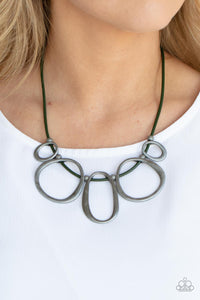 Historical Hipster - Green Necklace - Paparazzi Accessories