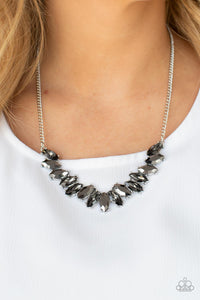 Galaxy Game-Changer - Silver Necklace - Paparazzi Accessories
