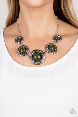 The Next NEST Thing - Green Necklace - Paparazzi Accessories