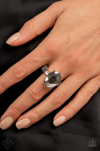 Updated Dazzle - Silver Ring - Paparazzi Accessories