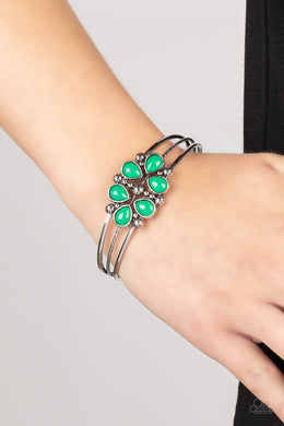 Taj Mahal Meadow - Green Bracelet - Paparazzi Accessories