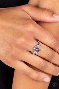 Pearly Pizzazz - Brown Ring - Paparazzi Accessories