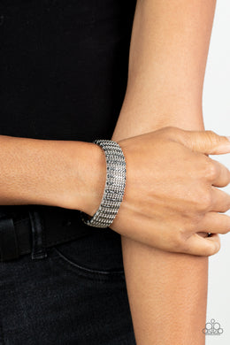 The GRIT Factor - Silver Bracelet - Paparazzi Accessories