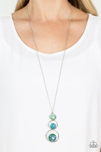 Celestial Courtier - Green Necklace - Paparazzi Accessories
