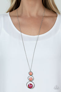 Celestial Courtier - Orange Necklace - Paparazzi Accessories