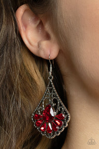 Exemplary Elegance - Red Earrings - Paparazzi Accessories