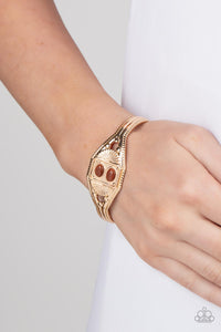 Aztec Allure - Gold Bracelet - Paparazzi Accessories