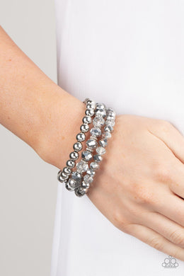 Gimme Gimme - Silver Bracelet - Paparazzi Accessories