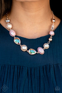 Nautical Nirvana - Rose Gold Necklace - Paparazzi Accessories