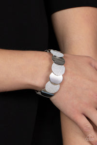 Demurely Disco - Silver Bracelet - Paparazzi Accessories