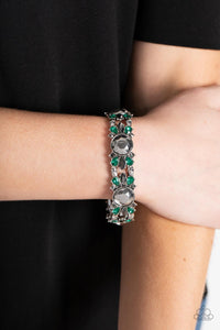 Definitively Diva - Green Bracelet - Paparazzi Accessories