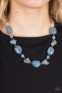 The Top TENACIOUS - Blue Necklace - Paparazzi Accessories