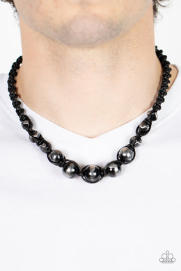 Loose Cannon - Black Necklace - Paparazzi Accessories