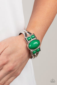 A Touch of Tiki - Green Bracelet - Paparazzi Accessories