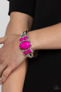 A Touch of Tiki - Pink Bracelet - Paparazzi Accessories