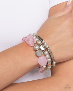 Marina Magic - Pink Bracelet - Paparazzi Accessories