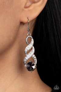 High-Ranking Royalty - Silver Earrings - Paparazzi Accessories