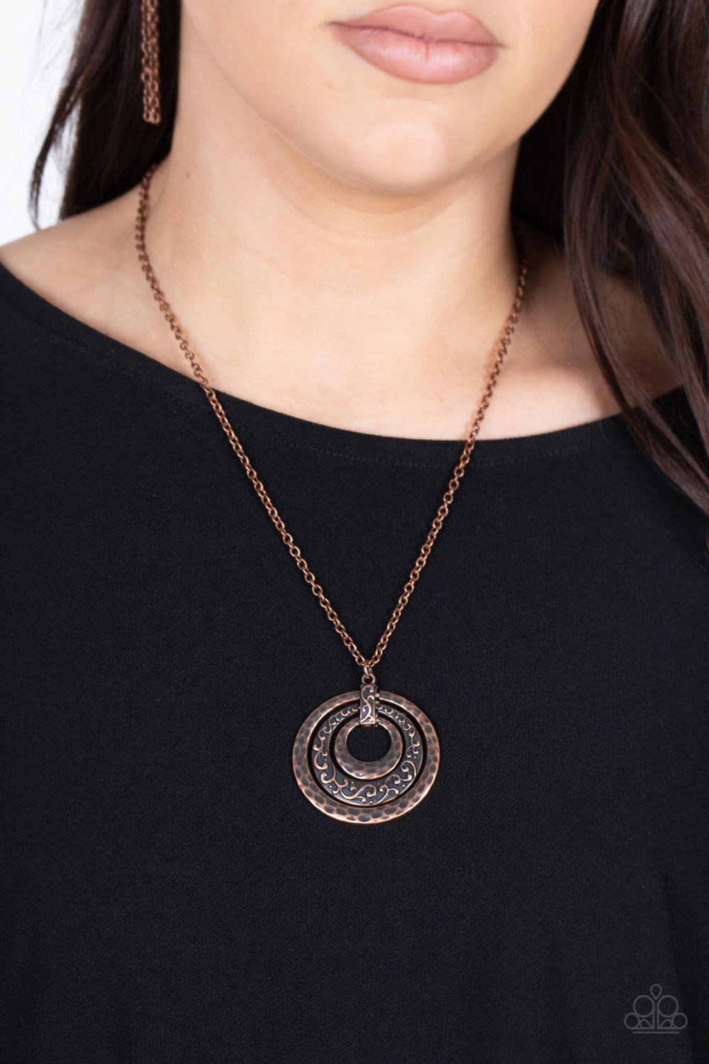 Totally Tulum - Copper Necklace - Paparazzi Accessories