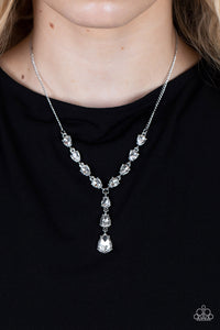 Park Avenue A-Lister - White Necklace - Paparazzi Accessories