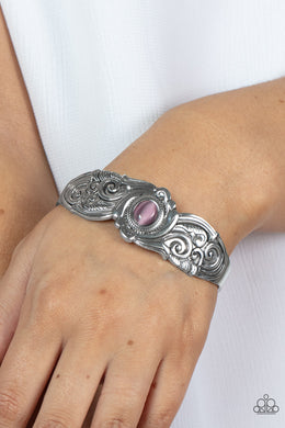 Glowing Enchantment - Purple Bracelet - Paparazzi Accessories