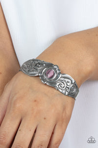 Glowing Enchantment - Purple Bracelet - Paparazzi Accessories