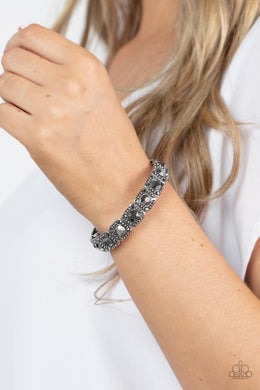 Cache Commodity - Silver Bracelet - Paparazzi Accessories
