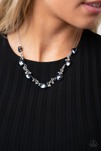 Sassy Super Nova - Blue Necklace - Paparazzi Accessories