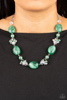 The Top TENACIOUS - Green Necklace - Paparazzi Accessories